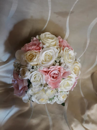 Brides  hand tied bouquet